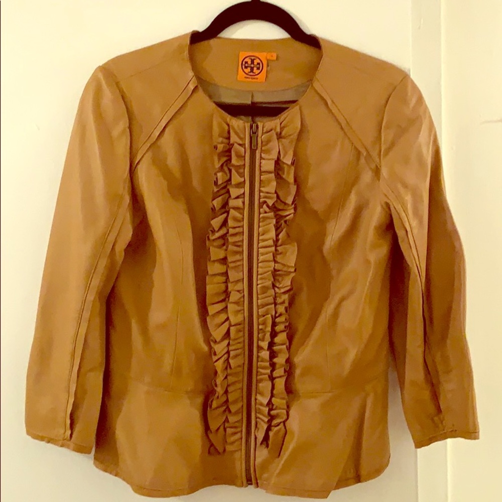 TORY BURCH leather jacket